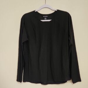 Athleta Black Long Sleeve Top